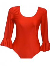 Flamenco Leotard Red